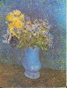 Vincent Van Gogh Vase of lilacs oil painting on canvas
